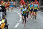 Kenenisa Bekele leads the BUPA Great North Run.